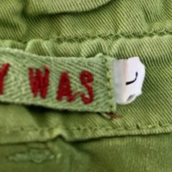Johnny Was green cargo pants with embroidery - size L - Picture 6 of 8